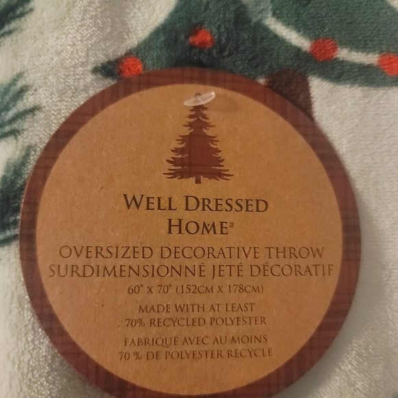 Christmas Throw - Picture 2 of 2